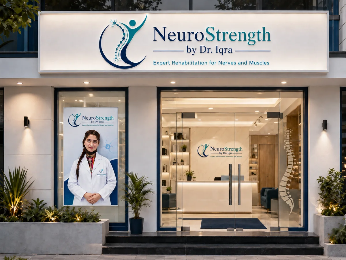 NeuroStrength clinic storefront visual supplied for the website